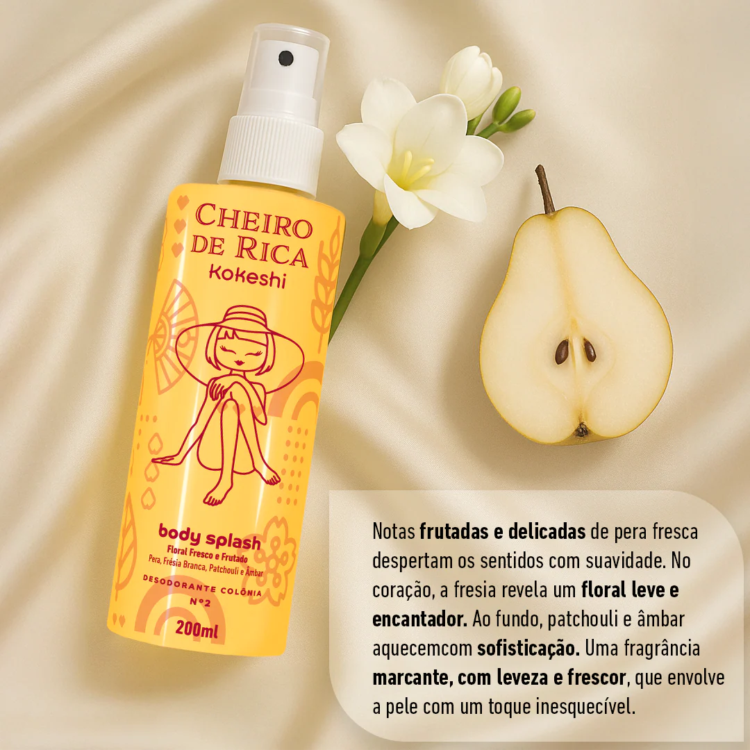 Body Splash - Cheiro de Rica Floral Fresco e Frutado - Image 5